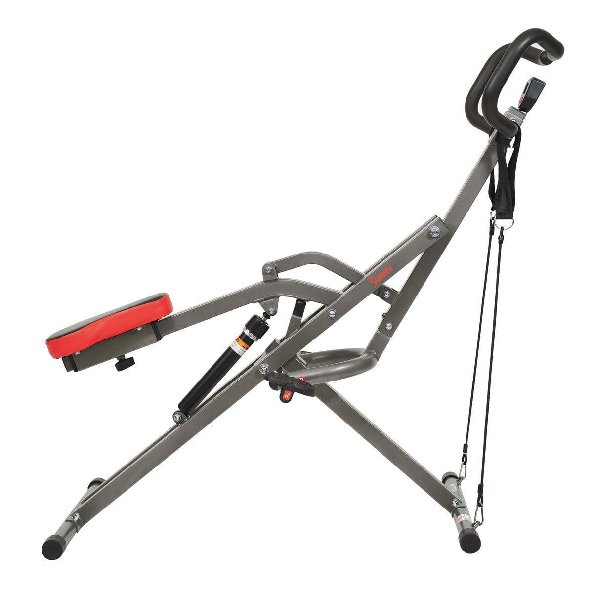 Sunny Health & Fitness Row-N-Ride PRO Squat Assist Trainer for Full Glute, Thigh, and Leg Workouts, SF-A020052