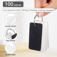 thumbnail image 3 of TEHAUX Stationery Supplies Set 100 Pcs Notebook White Black Refillable Letter Cards for Office Work, 3 of 6