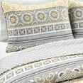 thumbnail image 6 of Premium Nesco Reversible 3-Piece King Quilt & Sham Bedding Set by Lush Decor, 6 of 8