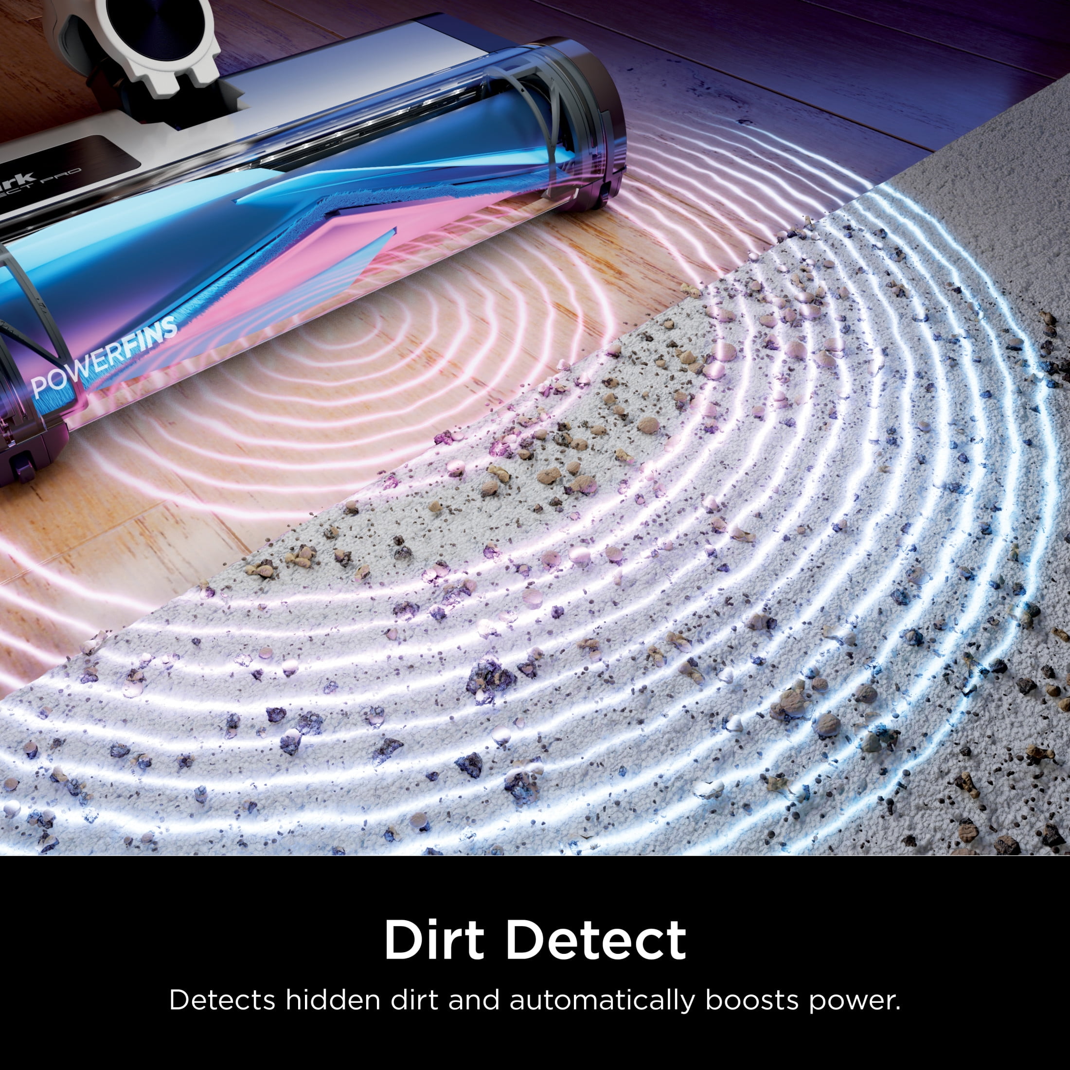 Shark Detect Pro Clean & Empty Cordless Stick Vacuum, Carpet and Hardfloors, Auto Empty Base, DirtDetect Technology, 40-Min Run Time, IW3120 White