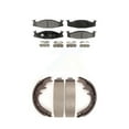 thumbnail image 1 of Transit Auto Front Rear Ceramic Brake Pads and Drum Shoes Kit for Car Ford E-150 Econoline Club Wagon KTN-100106, 1 of 11
