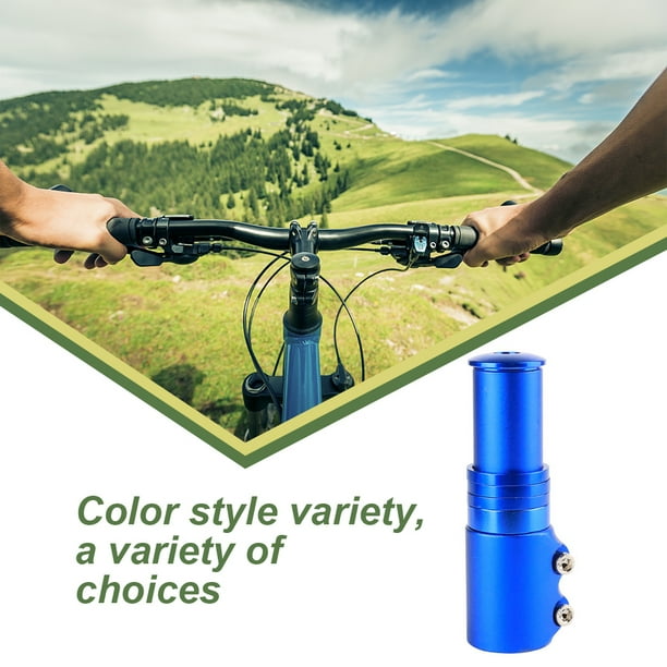Thinsony Mountain Bicycle Stem Aluminium Alloy Bike Handlebar Extender Adjustable Modification Parts Attachment for Cycling Blue Walmart