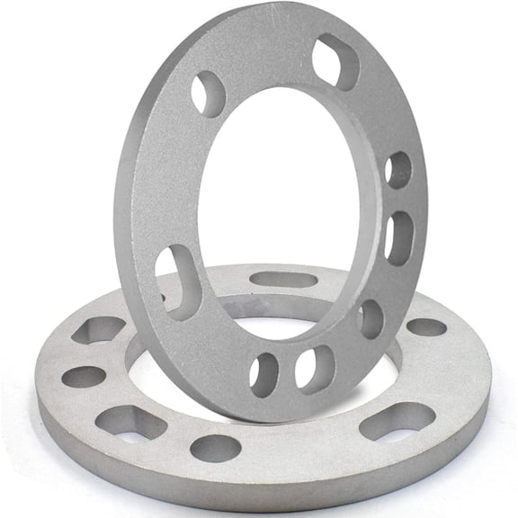 2X 5 Lug 6 Lug 5x135 5x5.5 6x5.5 6x135 Wheel Spacers 12mm 1/2" Compatible with Ford Compatible with Chevy Ram Set of 2