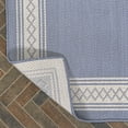 thumbnail image 6 of JONATHAN Y SANTA MONICA 2 x 8 Runner Rug, Lucia Diamond Border - Blue/Cream, SMB207C-28, 6 of 9