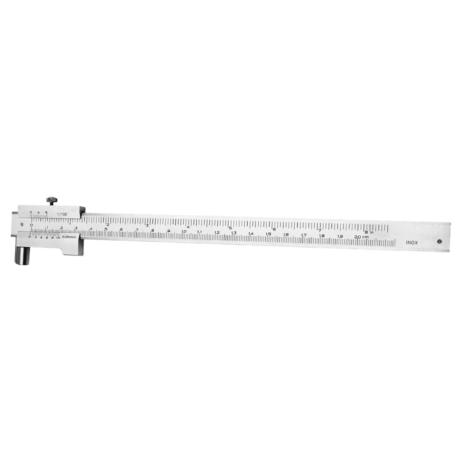 Fzaqwen 0-200mm Parallel Scribe Calipers inch/Metric Sliding Gauge Caliper for Workplace