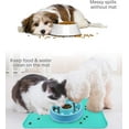 thumbnail image 2 of Bowl Pad Dog and Cat, Food Mat 47x30cm Green, 2 of 6