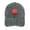 Gray, variant on Cinnamon Roll Gray Baseball Cap for Men Women, Adjustable Snapback Hats Cotton Hat