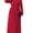 02Wine Red, variant on Women's Plus Size Maxi Dress Long Sleeve Crew Neck Empire Waist Casual Flowy Long Dresses for Women