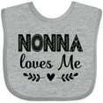 thumbnail image 3 of Inktastic Nonna Baby Clothes Grandchild Girls Baby Bib, 3 of 4