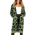 thumbnail image 2 of PVCS Women Sweaters Long Sleeve Printed Cardigan Ladies Pocket Coats Blouse Tops, 2 of 5