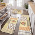 thumbnail image 2 of Pioneer Flower Floral Print Pattern Kitchen Rugs Sets Of 3,Kitchen Runner Rugs Non Skid Washable,Decorative Kitchen Floor Mats for Kitchen,Sink,Laundry,17"x30"+ 17"x47" + 17"x59", 2 of 6