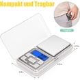 thumbnail image 3 of Precision Scales, 500g 0.01g, Pocket Scale, Jewelry Scale, Tare Function, For Kitchen, Coffee, Drug，JUN, 3 of 6