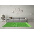 thumbnail image 3 of Ahgly Company Indoor Square Abstract Green Modern Area Rugs, 3' Square, 3 of 4