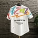 thumbnail image 5 of Camisetas estampadas para hombre, camisetas para hombre, camisetas con letras de acuarela, ropa popular coreana Kpop, moda Trendyol, venta al por mayor, XL, 5 of 5