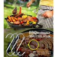 thumbnail image 3 of 10 Stainless Steel Butcher Hook, S Hooks, 120mm, S Hook for BBQ, Meat, Sausage, Cookware, Rustproof, Robust and Durable,, 3 of 5
