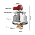 thumbnail image 4 of SPRING 24V-150A High Current Master Battery Disconnect Switch for Car, Vehicle, RV Red Sign, 4 of 9