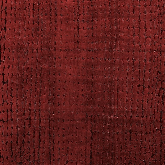 Ahgly Company Indoor Square Oriental Red Modern Area Rugs, 6' Square