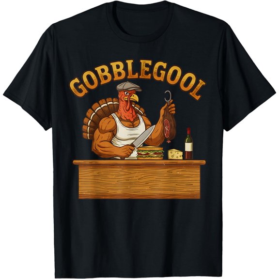 Thanksgiving Gobblegool Turkey Baker T-Shirt , Vintage T-Shirt