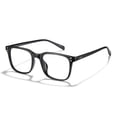 thumbnail image 7 of Cyxus Blue Light Glasses Lightweight TR90 Computer Glasses UV Blocking Square Black Frame Clear Lens Eyewear Relieve Eye Strain（Black）, 7 of 7
