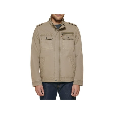Levi 's Mens Lined Midweight Work Jacket - STONE MEDIUM