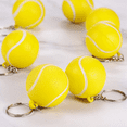 thumbnail image 2 of 24 Pack Tennis Ball Keychains,Mini Tennis Stress Ball Keychains,Sports Ball Keychains,Carnival Reward for Boy Girls Kids, 2 of 6