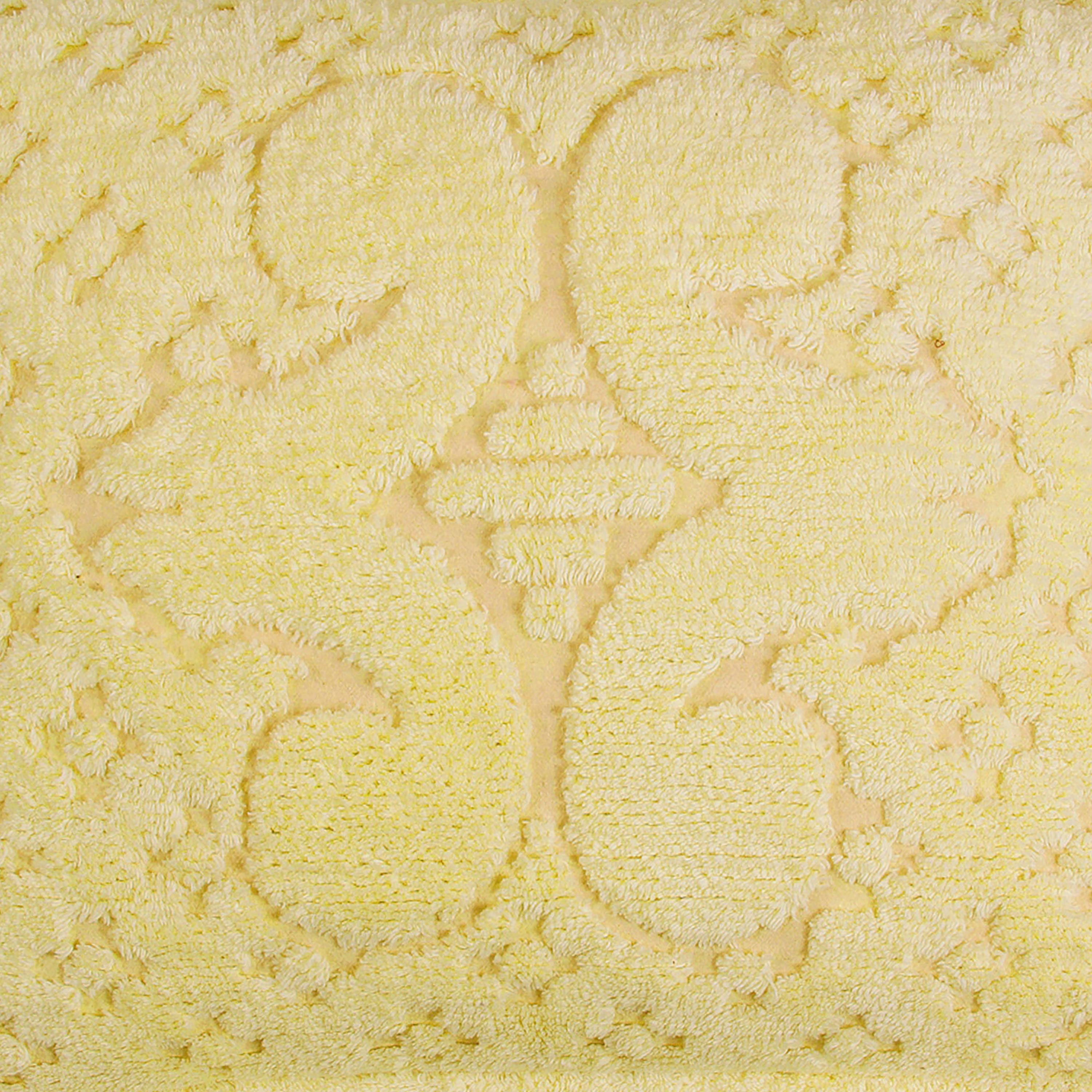 Better Trends 2 Piece Chenille Bedspread Set for Twin Bedspread 100% Cotton Lightweight Bedspread for all Season Ashton Collection (Yellow)
