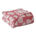 thumbnail image 2 of Heart Plush Throw Blanket, Soft Pink Valentine’s Day Blanket, Cozy Polyester Throw for Couch Sofa Bed, Romantic Home Decor Gift for Her,Blanket, 2 of 4