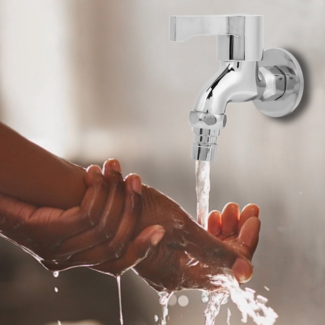Grifo de pared, grifo para lavadora de acero inoxidable G1/2", grifo de agua elaborado por expertos