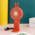thumbnail image 1 of Xihbxyly Artículos por menos de 10 dólares. Lindo ventilador dibujos animados, regalo para el día de los niños, ventilador de mano para estudiantes, soporte para ventilador, mini ventilador de escrit, 1 of 2