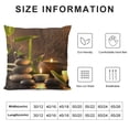 thumbnail image 5 of Orinice Bamboo Plant Graphic Decorative Cotton Linen Throw Pillow Cover for Home Couch Living Room Bed Sofa, Year-Round Use, 1PC 18x18in, 5 of 5