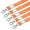 Orange, variant on Uxcell Neck Lanyards, Flat Strap Lanyard Swivel Hook Clip Badge Holder ID Card Orange 5 Pack