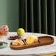 thumbnail image 3 of Bandeja de madera para servir, plato de cocina, bandeja rectangular, bandeja de baño, plato de postre Estilo B, 3 of 5
