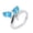 Blue, variant on Mermaid Tail Opal Fashion Women's Ring