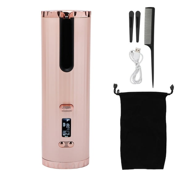 Rizador de pelo automático, rizador de pelo automático, varita rizadora automática USB, rizador de pelo, funcionalidad de alta precisión