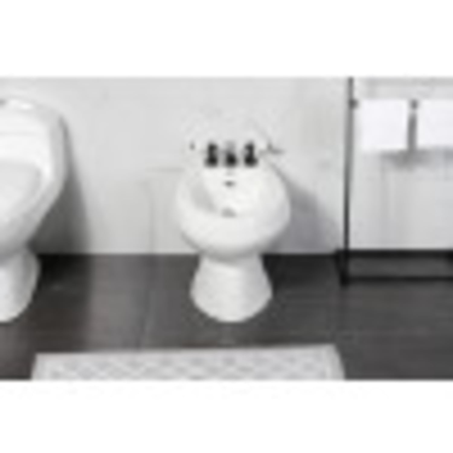 Kingston Brass KB320PL Victorian Three-Handle Bidet Faucet, Matte Black
