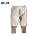 thumbnail image 2 of Pantalones de lana extra gruesos y cálidos para bebé, legging de empalme de felpa de otoño e invierno para bebé (albaricoque), 2 of 7