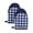 Cobalt Blue, variant on KitchenAid Gingham Mini Oven Mitt 2-Pack Set, Blue Velvet, 5.5"x8"