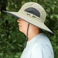 thumbnail image 4 of Sombrero con circunferencia de cabeza grande, talla grande, cabeza grande, cara grande, sombrero para el sol grande, sombrero de pescador para hombres, sombrero para el sol, 4 of 5