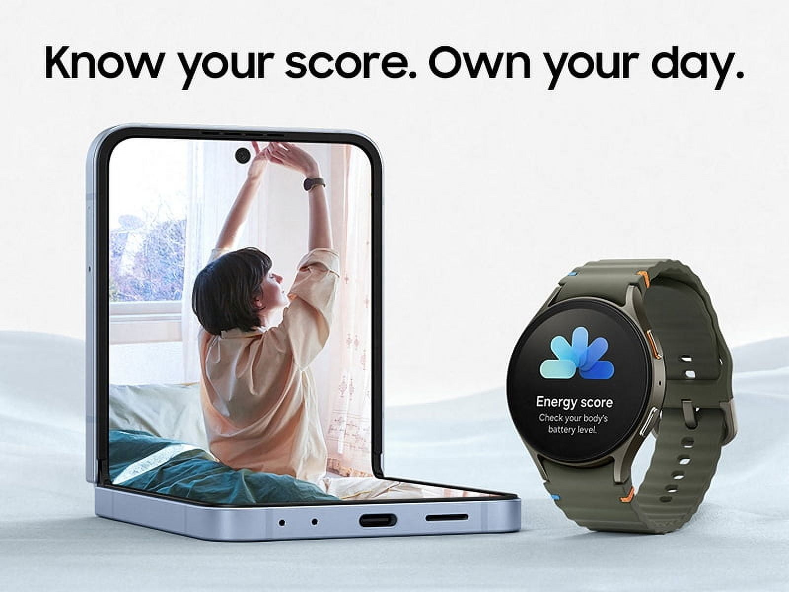 SAMSUNG Galaxy Watch 7 SM-L310N (44mm) Wi-Fi Version, AI-ready, Bluetooth Wellness Tips, Heart Rate Tracking, Sleep Monitor, Fitness Tracker, Latin Specs (Green, 44 mm)