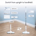 thumbnail image 4 of Electra Electric Spray Spin Mop, Dual Rotators, Lightweight, Floors, Countertops, Cordless, 250RPM, 6oz., 4 of 8