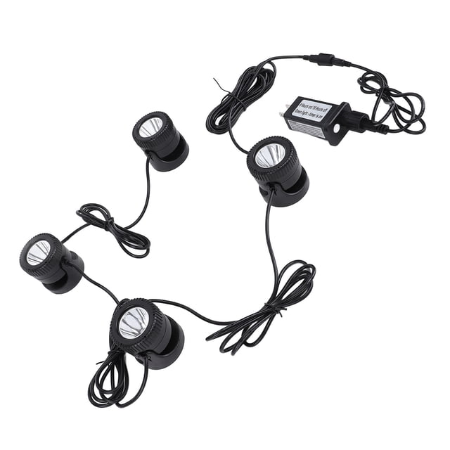 Pond Light, LED Submersible Pond Light for Fish Tank US Plug 110V
