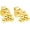 Gold, variant on Pyramid Ball Stud Earrings, 925 Sterling Silver Minimalist Earrings for Women