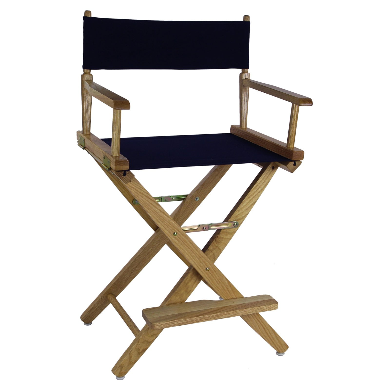 ExtraWide Premium 24 in. Oak Counter Height Directors Chair