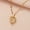 Pulsatile Heart Gold, variant on Smart Beating Light Luxury Minority Ins Simple Clavicle Chain All-matching