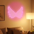 thumbnail image 4 of Tunhigl Ultra-Thin LED Neon Light Strips for Wall Decor, Bedroom & Room Aesthetic, Christmas String Lights, Pink Blue White Yellow Indoor Party Lighting Pink, 4 of 7