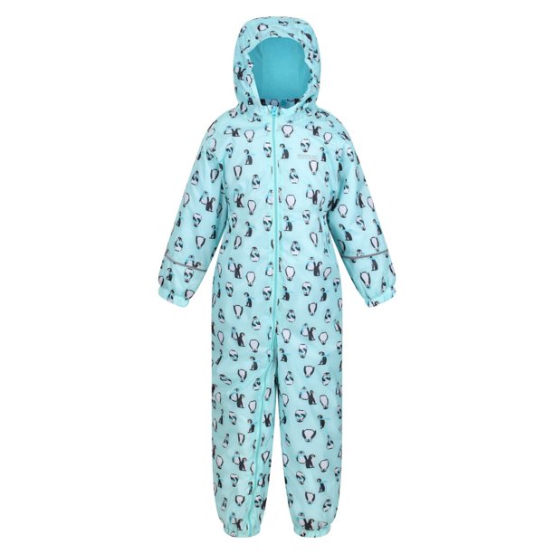 Regatta - Traje Impermeable Splat II Impreso para Niños/Niñas (Aqua Frío) Regatta UTRG3634_coolaqua