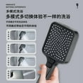 thumbnail image 4 of 320mm Big Panel Large Flow Ceiling Mounted Shower Head Black 4 Modes High Pressure Rainfall Showerhead Faucet Replacement Parts (Silver Hand Shower), 4 of 7