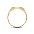 thumbnail image 2 of 10kt Yellow Gold Mens Round Diamond Square Cluster Ring 1/4 Cttw, 2 of 2