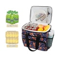 thumbnail image 2 of FORMRS Insulated Cooler Bag 24 Cans Capacity Soft Leakproof Lunch Box with Side Pockets, Red Panda Pattern, 2 of 7