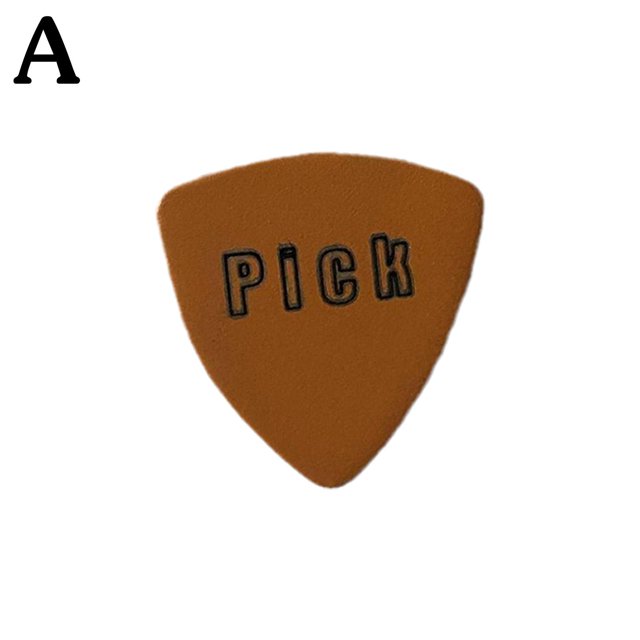 1x Leather Guitar Picks Various Colours Bass Ukulele Plectrum Genuine X5X6